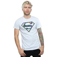 Superman Floral Logo 1 T Shirt