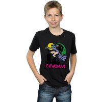 DC Comics Boy's Catwoman Text Logo T-Shirt in | Size: 5-6 Years