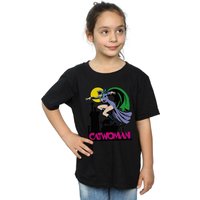 Girl's Catwoman Text Logo Cotton T-Shirt in | Size: 9 Years