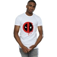Deadpool Split Splat Logo T Shirt