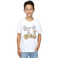 Bam Bam Gains Distressed T Shirt Years