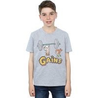 Bam Bam Gains Distressed T Shirt