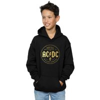 AC/DC Boy's Rock N Roll Damnation Hoodie in Black | Size: 12-13 Years
