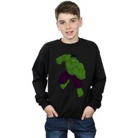 Printed Light Grey Sweatshirt Black