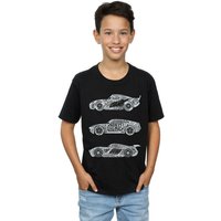 Boy's Cars Text Racers T-Shirt in | Size: 9 Years