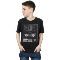 Boy's Cars Lightning McQueen Blueprint T-Shirt in | Size: 7-8 Years