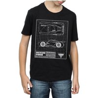 Boy's Cars Jackson Storm Blueprint T-Shirt in | Size: 9 Years