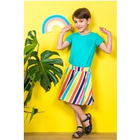 & Twirl Versatile Stripe Easy Wear Skirt