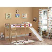 3ft Wooden Mid Sleeper Various Colours Slide Single
