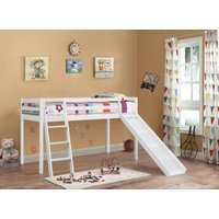 3ft Wooden Mid Sleeper Various Colours Slide Single