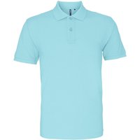 & Plain Short Sleeve Polo Shirt Bright