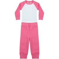 Larkwood Pyjama Top & Bottoms Set in Pale Pink | Size: 3-4 Years