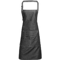 Premier Jeans Stitch Bib Apron in True Black