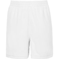 AWDis Just Cool Sport Shorts in White | Size: 3-4 Years