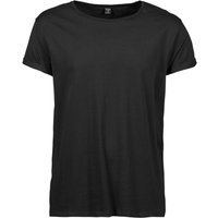 Roll Sleeve Cotton T Shirt