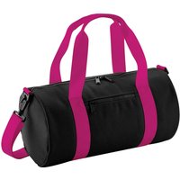 Bagbase Mini Barrel Bag in True Black