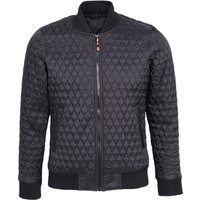 Quilted Zip Up Flight Jacket