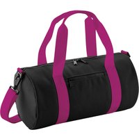 Bagbase Women's Mini Barrel Shoulder Bag in Jet Black