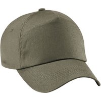 Plain Original 5 Panel Baseball Cap Dark