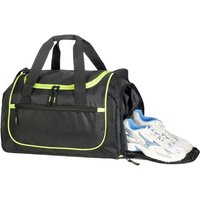 Shugon Men's Piraeus Shoulder Strap Holdall Bag in Black