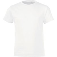 SOL'S Regent Short Sleeve Fitted T-Shirt in White | Size: 8 Years