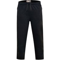 D555 Men's Albert Rockford Open Hem Kingsize Jogging Bottoms in Black | Size: 7XL