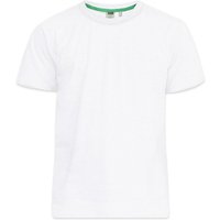D555 Men's Flyers Crew Neck Kingsize T-Shirt in White | Size: 2XL