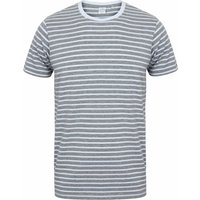 Striped Short Sleeve T Shirt Pale