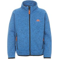 Trespass Boy's Mario Full Zip Fleece Jacket in Blue | Size: 3-4 Years