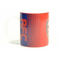 Arsenal FC Official Fade Design Crest Mug in Red