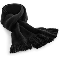 Beechfield Men's Classic Knitted Scarf in Black