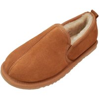 Sheepskin Lined Soft Suede Sole Slippers