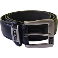 Kenny Bonded Leather Buckle Waist Belt 38R