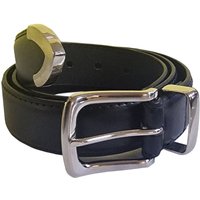 D555 Joseph Bonded Leather Metal Tip Waist Belt 38R