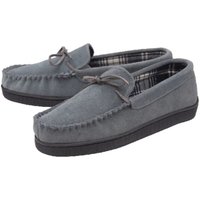 Real Suede Leather Fleece Lined Slippers