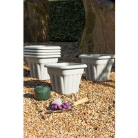 Wham Vista 6x25cm Square Plastic Planter in Grey | Size: 6x25 cm
