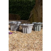 Wham Vista 4x33cm Square Plastic Planter in Grey | Size: 4x33 cm