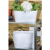 Wham Studio Set 4 30cm Oval Plastic Trough in White