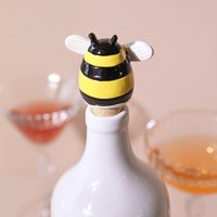 Lisa Angel Women's Bee Bottle Stopper in Yellow