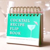 Lisa Angel Women's Cocktail Recipe Illustrated Desktop Flip Chart