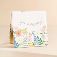 Lisa Angel Women's Enjoy the Little Things' Floral Compact Mirror