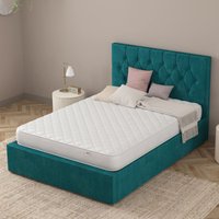 Catherine Lansfield Cloud Embrace Spring Foam Hybrid Mattress in White | Size: Single