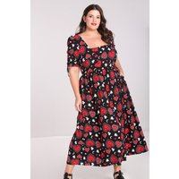 Kate Printed Heart Sleeveless Maxi Dress