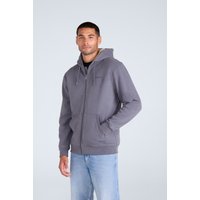 Samuel Full Zip Lightweight Sherpa Lined Cotton Relaxed Fit Hoodie