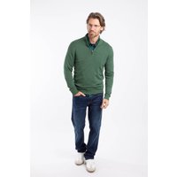 Frederick 1 4 Zip Fine Knit Jumper Dark