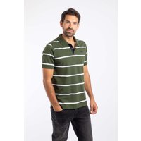 Fabian Cotton Striped Pique Polo