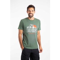 Into Wild Front Print Graphic T Shirt Dark