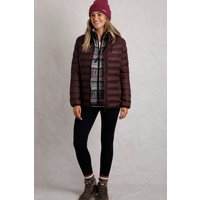 Weird Fish Women's Eshka Lightweight Padded Jacket in Wine | Size: 16