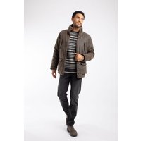 Weird Fish Men's Thunderchief Wadded Field Jacket in Dark Brown | Size: Medium