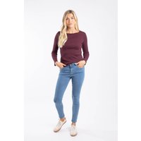 Weird Fish Women's Gerrie Slim Jean in Blue | Size: 8